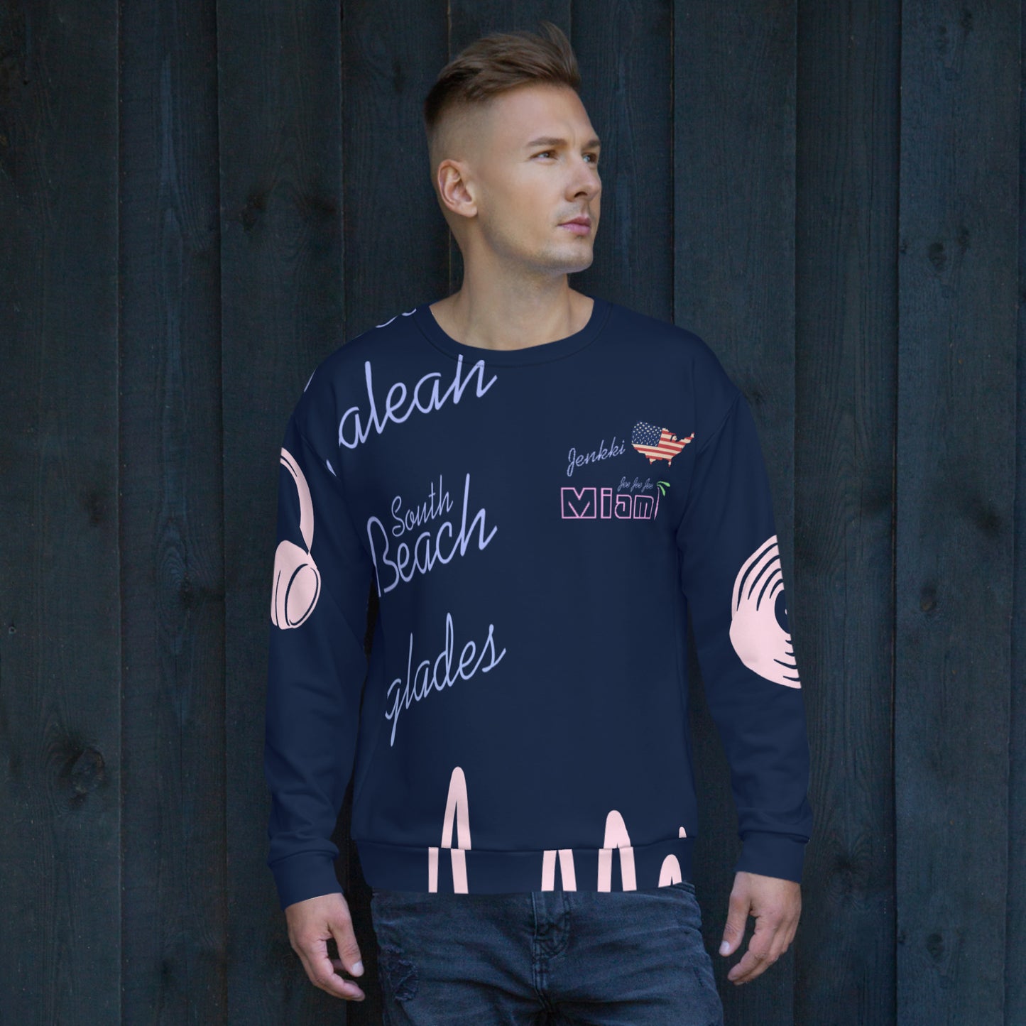 Miami Collection -Pitkähihainen Paita (Unisex)