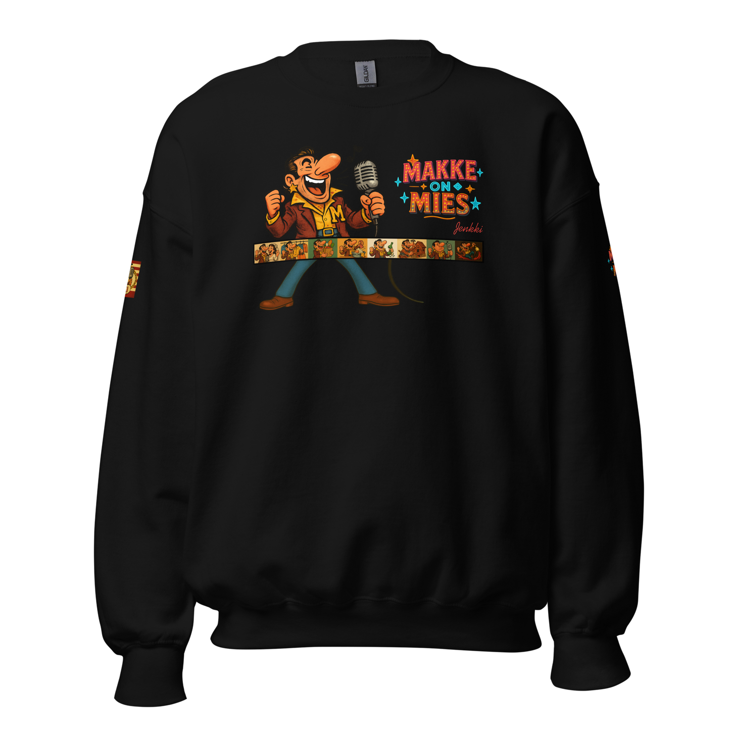 Makke On Mies -collegepaita