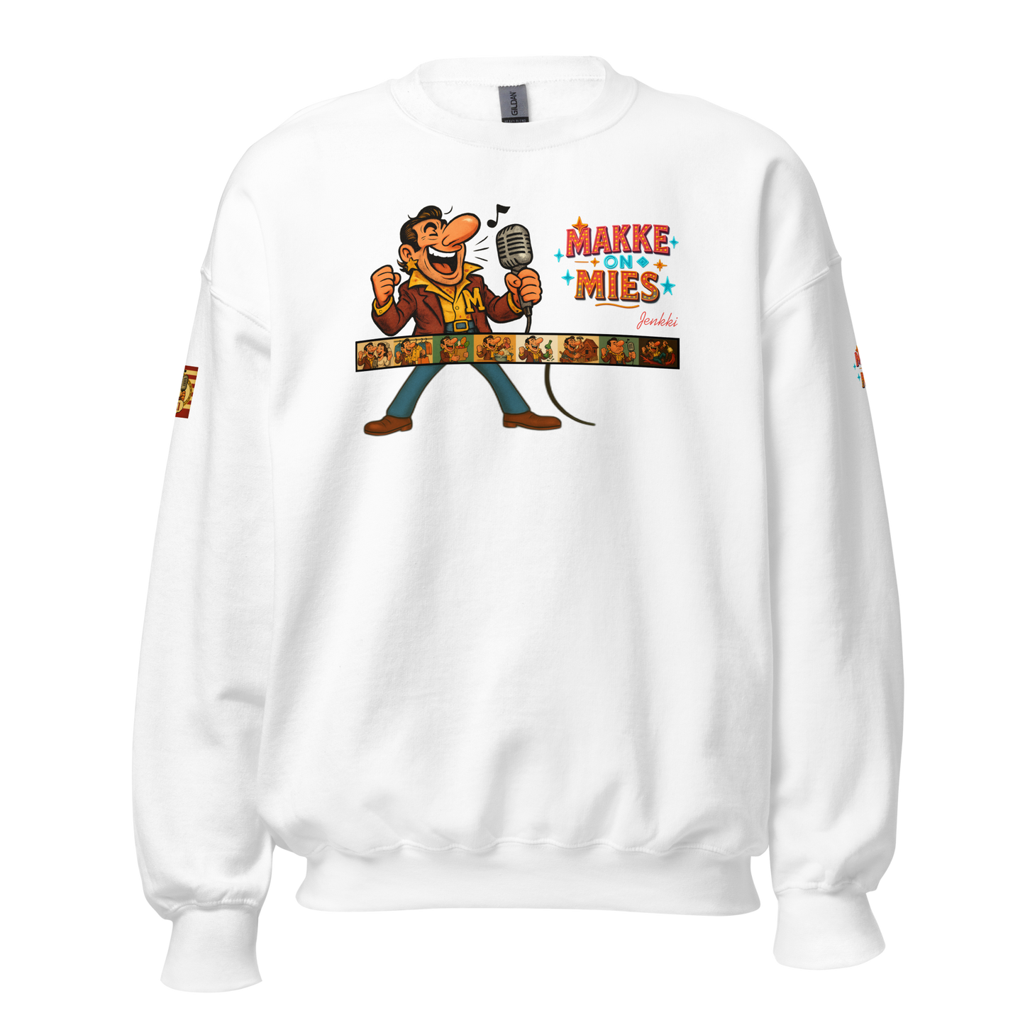 Makke On Mies -collegepaita