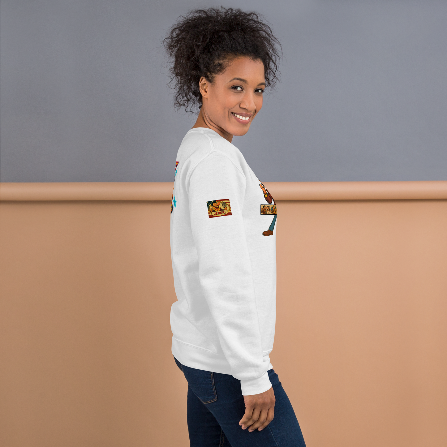 Makke On Mies -collegepaita