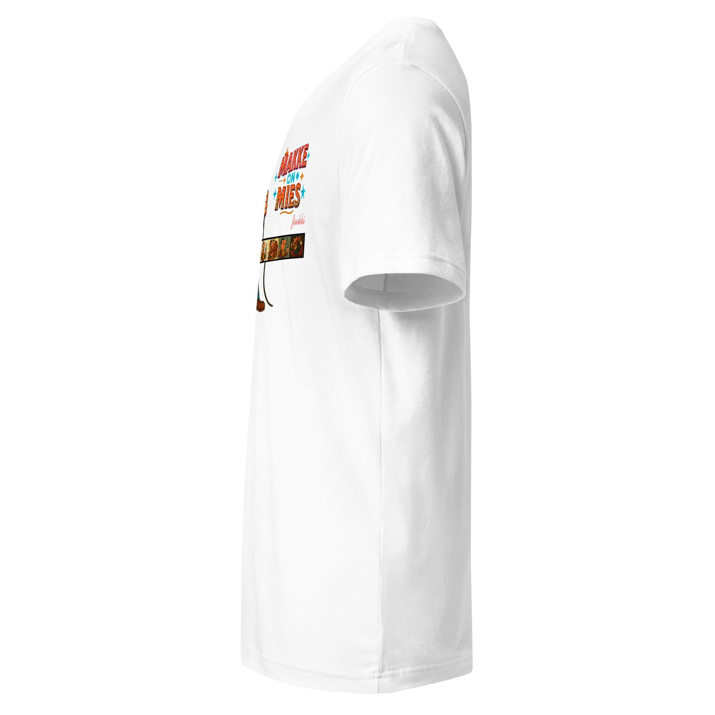 Makke On Mies T-Paita (V-aukko)